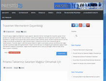 Tablet Screenshot of prestijis.com